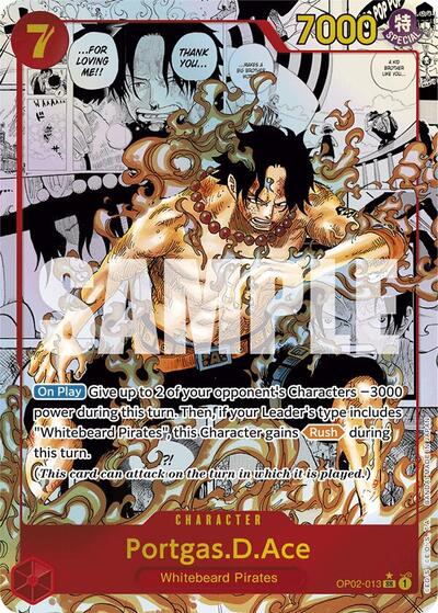 Portgas.D.Ace - OP02-013 - Super Rare (Manga Alt Art) - The Best