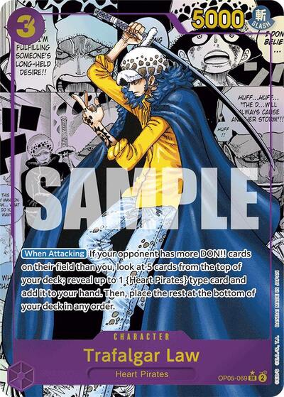 Trafalgar Law - OP05-069 - Super Rare (Manga Alt Art) - The Best