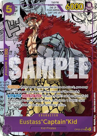 Eustass"Captain"Kid - OP05-074 - Super Rare (Manga Alt Art) - The Best
