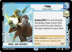 Yoda - Sensing Darkness - 004/257 - Rare - Twilight of the Republic