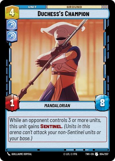 Duchess's Champion - 054/257 - Uncommon - Twilight of the Republic