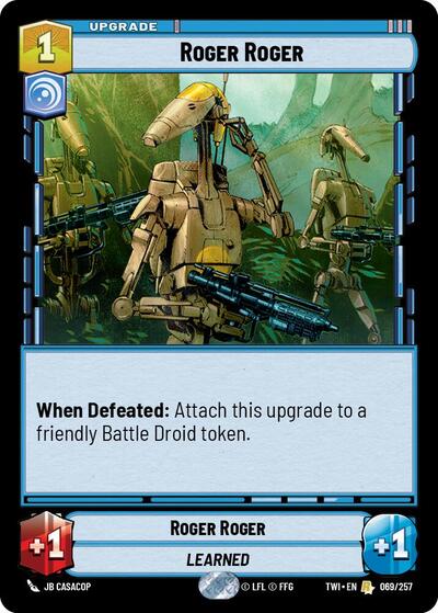 Roger Roger - 069/257 - Rare - Twilight of the Republic