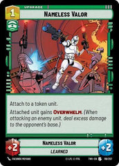 Nameless Valor - 119/257 - Uncommon - Twilight of the Republic