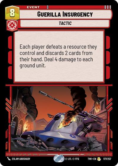 Guerilla Insurgency - 177/257 - Rare - Twilight of the Republic