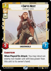 Enfys Nest - Champion of Justice - 198/257 - Rare - Twilight of the Republic