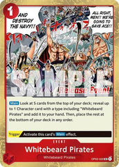 Whitebeard Pirates (ST15 - ST20 Release Event Winner Pack) - OP02-022 - Uncommon - One Piece Promotion Cards