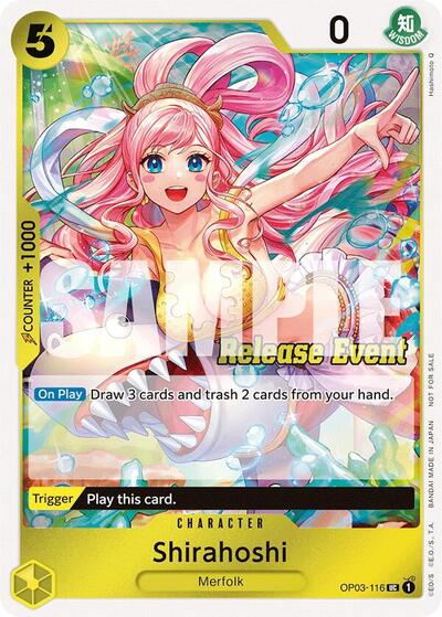 Shirahoshi (ST15 - ST20 Release Event Winner Pack) - OP03-116 - Uncommon - One Piece Promotion Cards