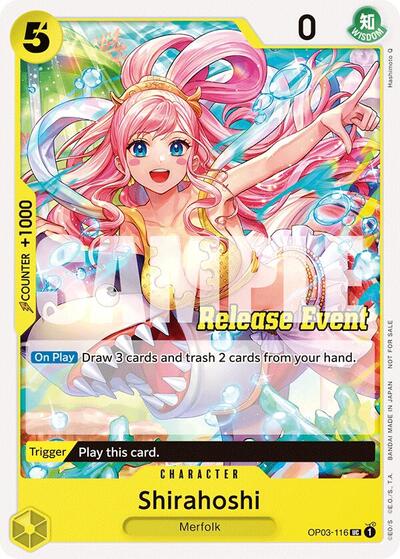 Shirahoshi (ST15 - ST20 Release Event Pack) - OP03-116 - Uncommon - One Piece Promotion Cards