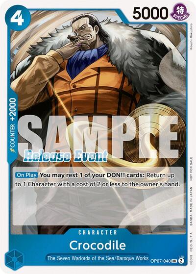 Crocodile (ST15 - ST20 Release Event Winner Pack) - OP07-040 - Uncommon - One Piece Promotion Cards