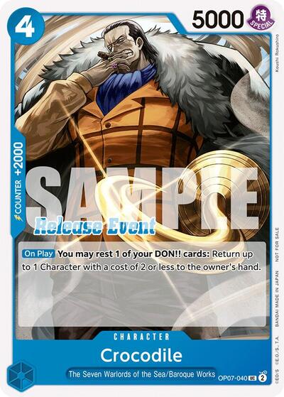 Crocodile (ST15 - ST20 Release Event Pack) - OP07-040 - Uncommon - One Piece Promotion Cards