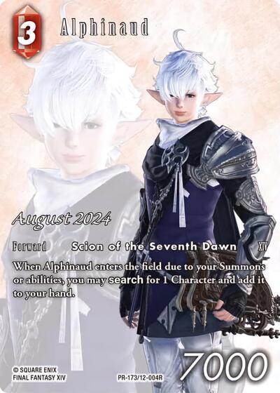 Alphinaud - PR-173/12-004R - Promo - FF: Promo Cards