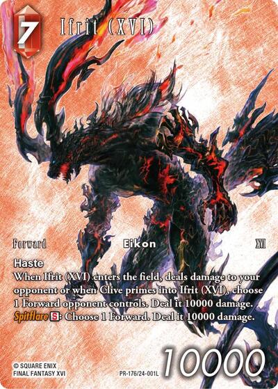 Ifrit (XVI) - 24-001L - Legend (Full Art) - Hidden Legends