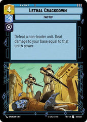 Lethal Crackdown - 041/257 - Uncommon - Twilight of the Republic