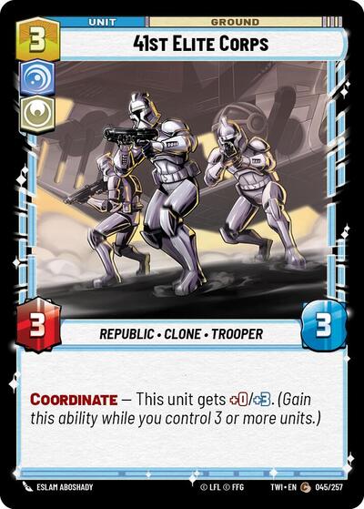 41st Elite Corps - 045/257 - Common - Twilight of the Republic