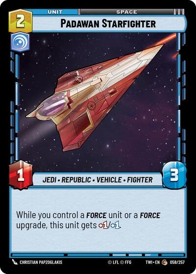 Padawan Starfighter - 058/257 - Common - Twilight of the Republic