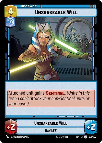 Unshakeable Will - 071/257 - Uncommon - Twilight of the Republic