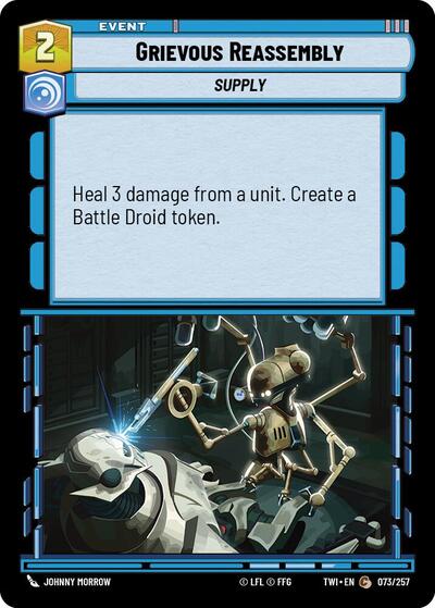 Grievous Reassembly - 073/257 - Common - Twilight of the Republic
