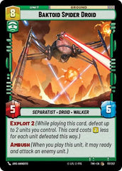 Baktoid Spider Droid - 117/257 - Common - Twilight of the Republic