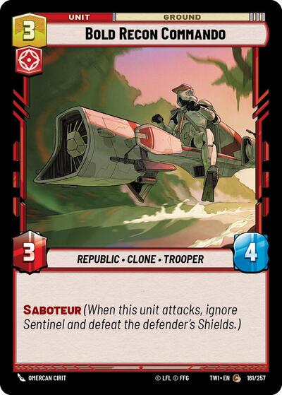 Bold Recon Commando - 161/257 - Common - Twilight of the Republic