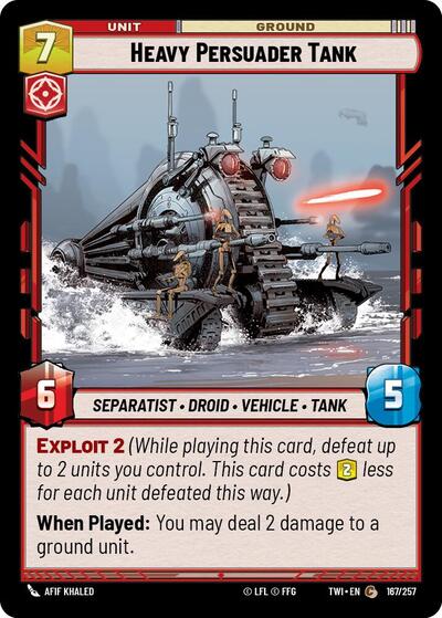 Heavy Persuader Tank - 167/257 - Common - Twilight of the Republic
