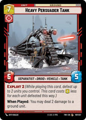 Heavy Persuader Tank - 167/257 - Common - Twilight of the Republic