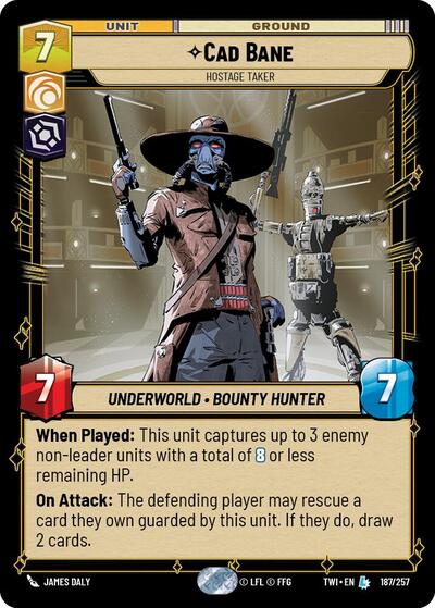 Cad Bane - Hostage Taker - 187/257 - Legendary - Twilight of the Republic