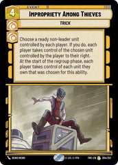 Impropriety Among Thieves - 204/257 - Rare - Twilight of the Republic
