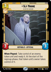 Sly Moore - Secretive Advisor - 211/257 - Rare - Twilight of the Republic