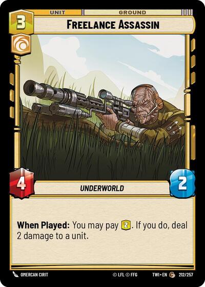 Freelance Assassin - 212/257 - Common - Twilight of the Republic