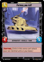 Patrolling AAT - 232/257 - Common - Twilight of the Republic