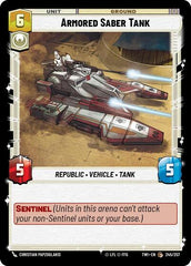 Armored Saber Tank - 245/257 - Common - Twilight of the Republic