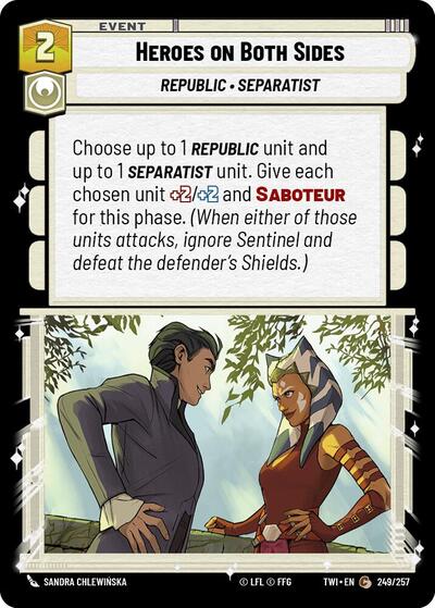 Heroes on Both Sides - 249/257 - Common - Twilight of the Republic