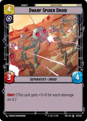 Dwarf Spider Droid - 231/257 - Common - Twilight of the Republic