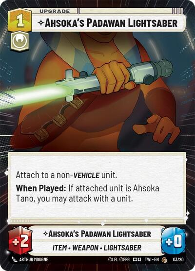 Ahsoka's Padawan Lightsaber - 03/20 - Special (Hyperspace) - Twilight of the Republic: Weekly Play Promos