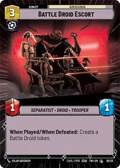 Battle Droid Escort - 05/10 - Special (Hyperspace) - Twilight of the Republic: Weekly Play Promos