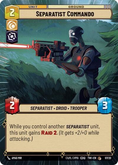 Separatist Commando - 07/20 - Special (Hyperspace) - Twilight of the Republic: Weekly Play Promos