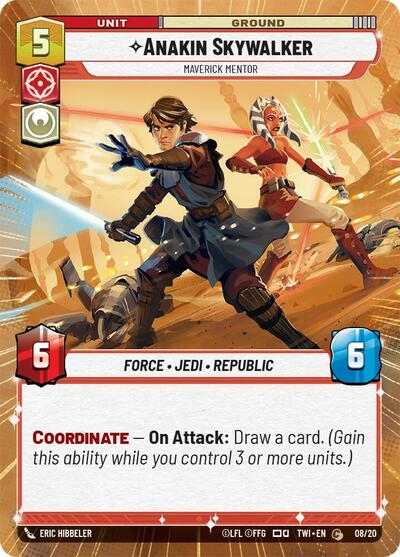 Anakin Skywalker - Maverick Mentor - 08/20 - Special (Hyperspace) - Twilight of the Republic: Weekly Play Promos