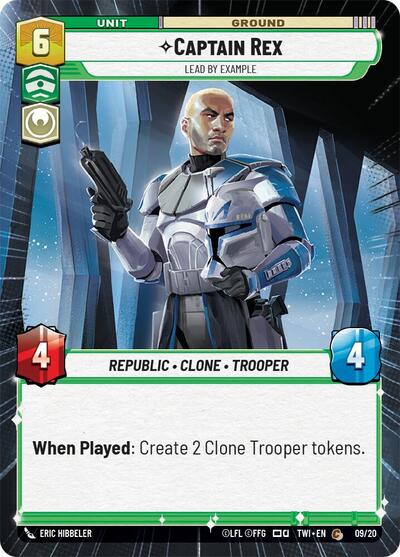 Captain Rex - Lead by Example - 09/20 - Special (Hyperspace) - Twilight of the Republic: Weekly Play Promos