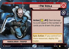 Pre Vizsla - Pursuing the Throne - 285 - Rare (Hyperspace) - Twilight of the Republic