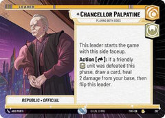 Chancellor Palpatine - Playing Both Sides - 292 - Rare (Hyperspace) - Twilight of the Republic