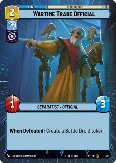 Wartime Trade Official - 305 - Common (Hyperspace) - Twilight of the Republic