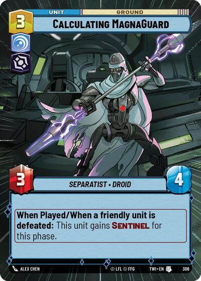 Calculating MagnaGuard - 306 - Uncommon (Hyperspace) - Twilight of the Republic