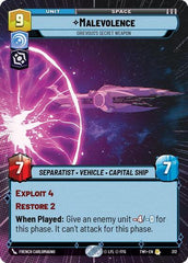 Malevolence - Grievous's Secret Weapon - 312 - Rare (Hyperspace) - Twilight of the Republic
