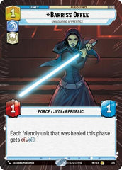 Barriss Offee - Unassuming Apprentice - 315 - Rare (Hyperspace) - Twilight of the Republic