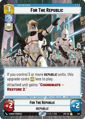 For The Republic - 324 - Rare (Hyperspace) - Twilight of the Republic