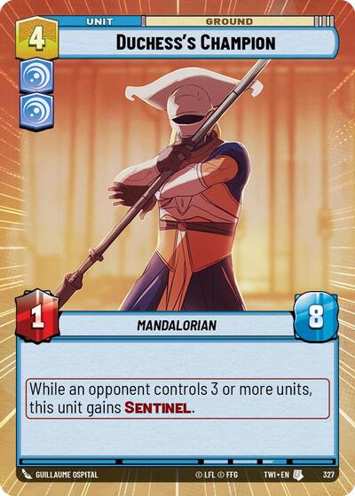 Duchess's Champion - 327 - Uncommon (Hyperspace) - Twilight of the Republic