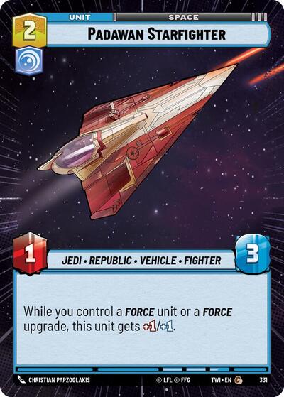 Padawan Starfighter - 331 - Common (Hyperspace) - Twilight of the Republic