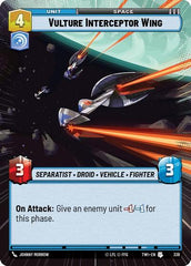 Vulture Interceptor Wing - 336 - Uncommon (Hyperspace) - Twilight of the Republic