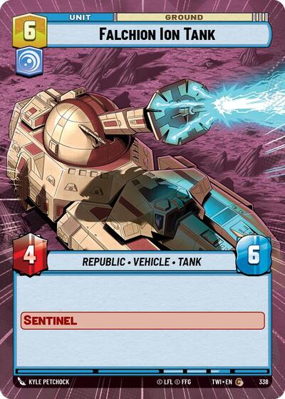 Falchion Ion Tank - 338 - Common (Hyperspace) - Twilight of the Republic