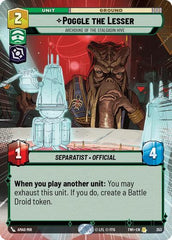 Poggle the Lesser - Archduke of the Stalgasin Hive - 353 - Rare (Hyperspace) - Twilight of the Republic
